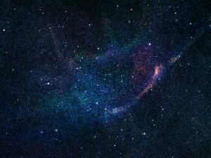 Two galaxies seen in a 'joust' preceding a cosmic mega-merger