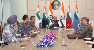 Rajnath Singh holds high-level security meeting with defence chiefs amid escalating tensions with Pakistan