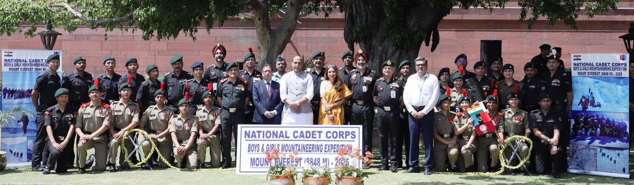 NCC cadets successfully summit Mount Everest for the third time; return safely to base camp