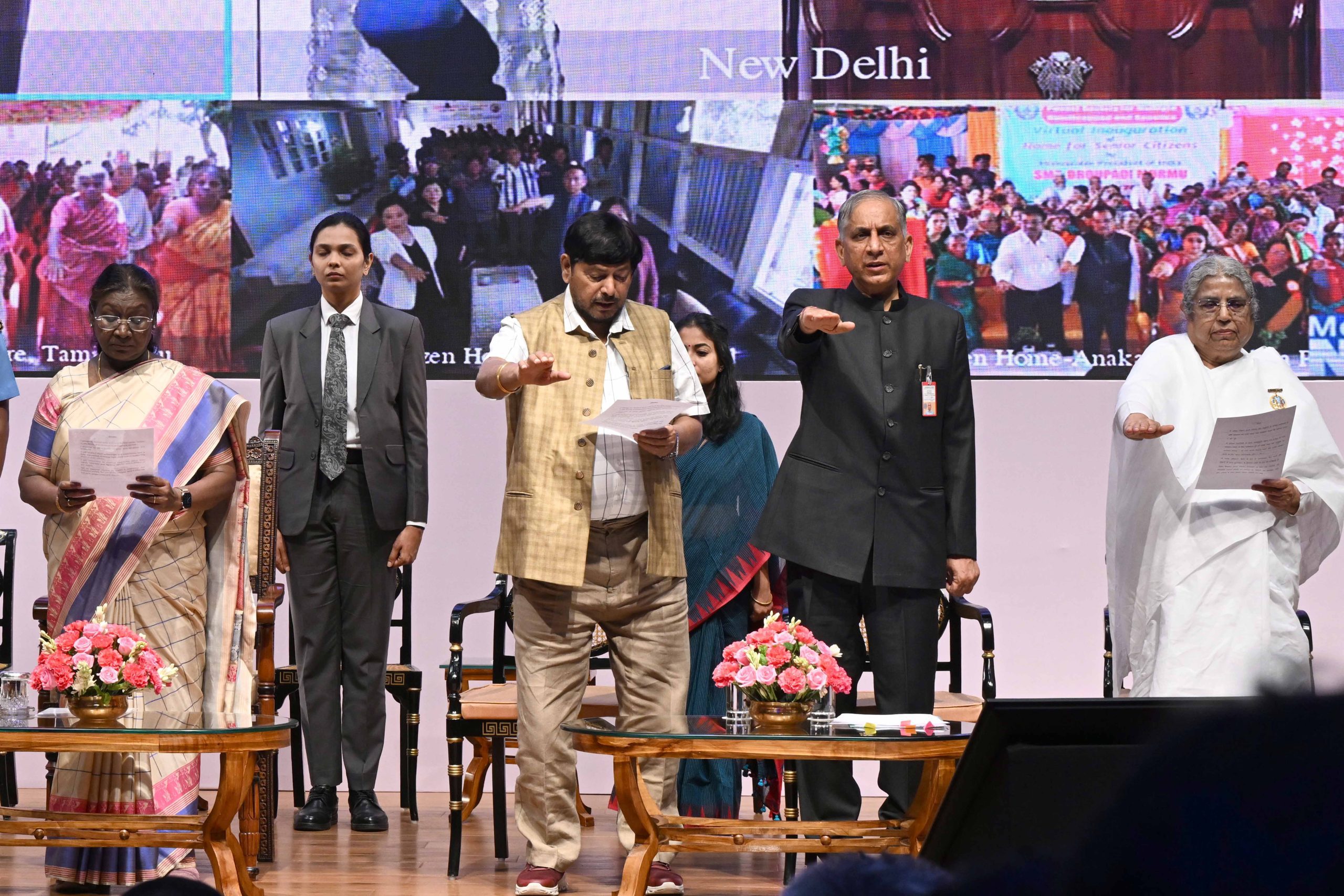 President Droupadi Murmu launches ‘Ageing with Dignity’ initiatives for Senior Citizens at Rashtrapati Bhavan