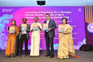 India emerges as global creative powerhouse: Dr. L Murugan unveils landmark reports at WAVES 2025