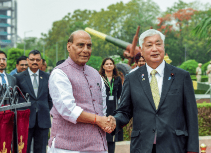 Rajnath Singh, Japanese counterpart hold bilateral talks to strengthen defence ties