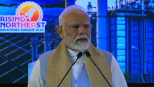 PM Modi inaugurates Rising North East Investors Summit 2025