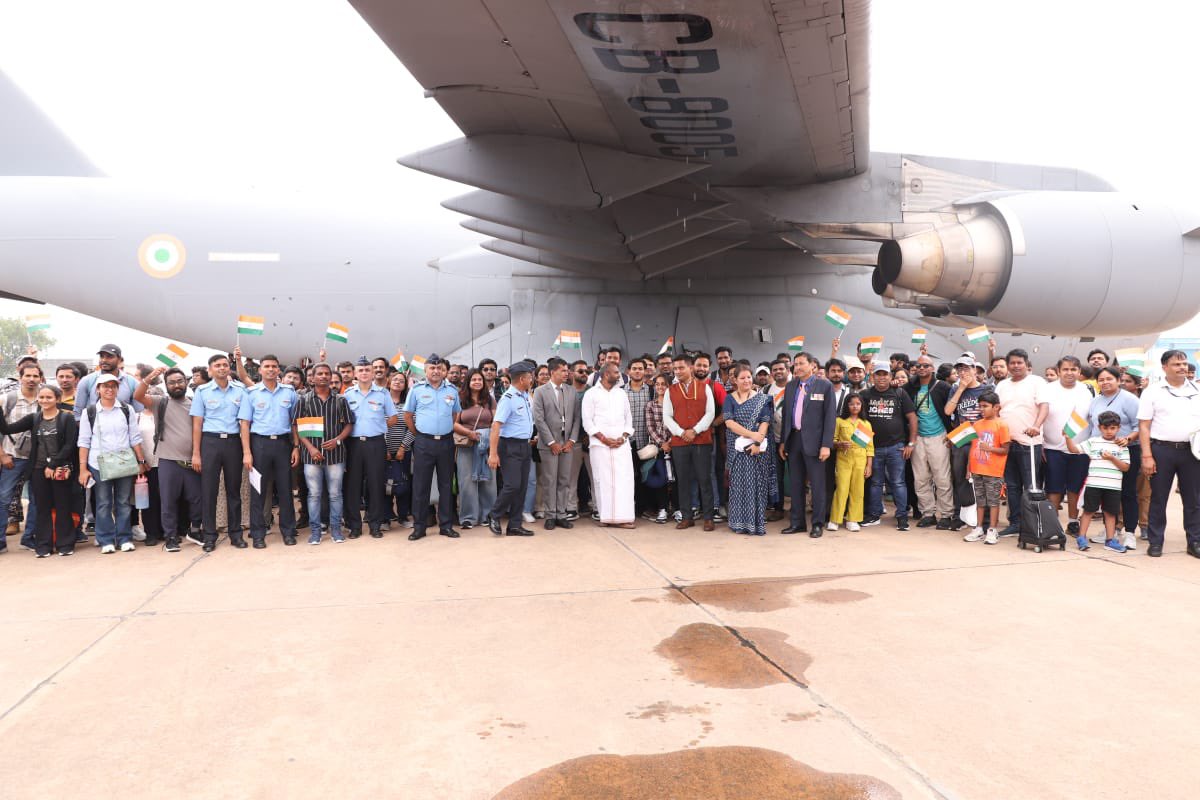 Operation Sindhu: IAF brings back 268 Indian nationals from Israel