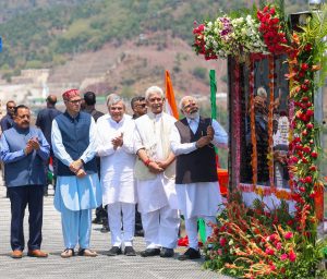 PM Modi inaugurates Chenab Bridge, world’s highest rail arch bridge in J&K