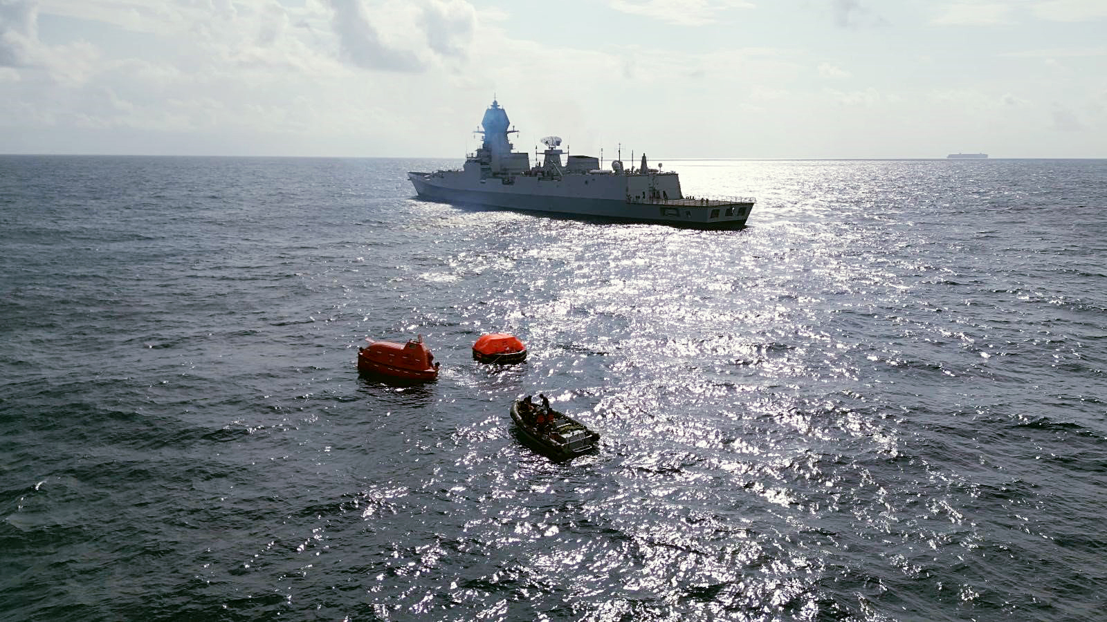 Indian Navy, Coast Guard praised for swift rescue after fire on MV Wan Hai 503