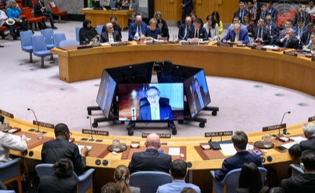 UN Security Council meets as Iran launches missiles at Israel