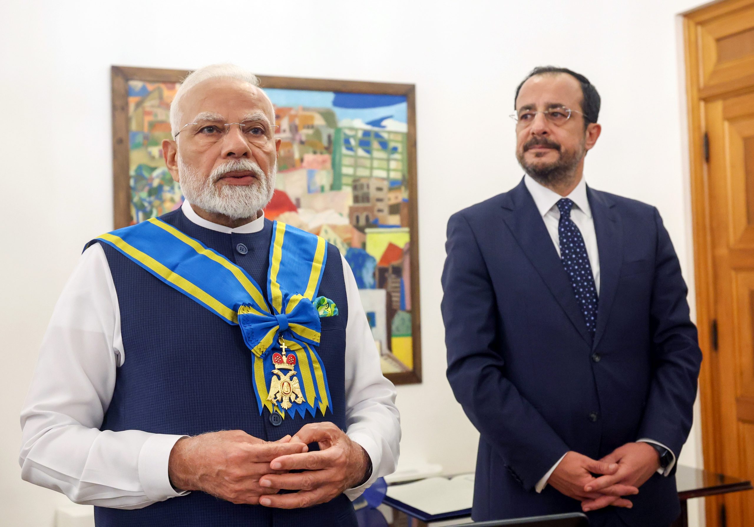 PM Modi conferred Cyprus’s highest civilian honour, dedicates it to people of India