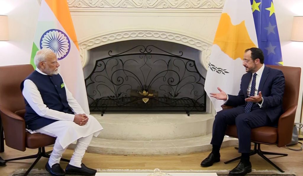PM Modi receives highest civilian honour of Cyprus