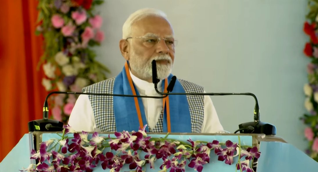 PM Modi launches key development projects in Bihar, flags off first export locomotive from Marhowra Plant