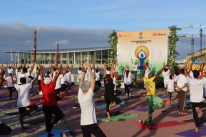 Hundreds across pacific nations participate in International Day of Yoga