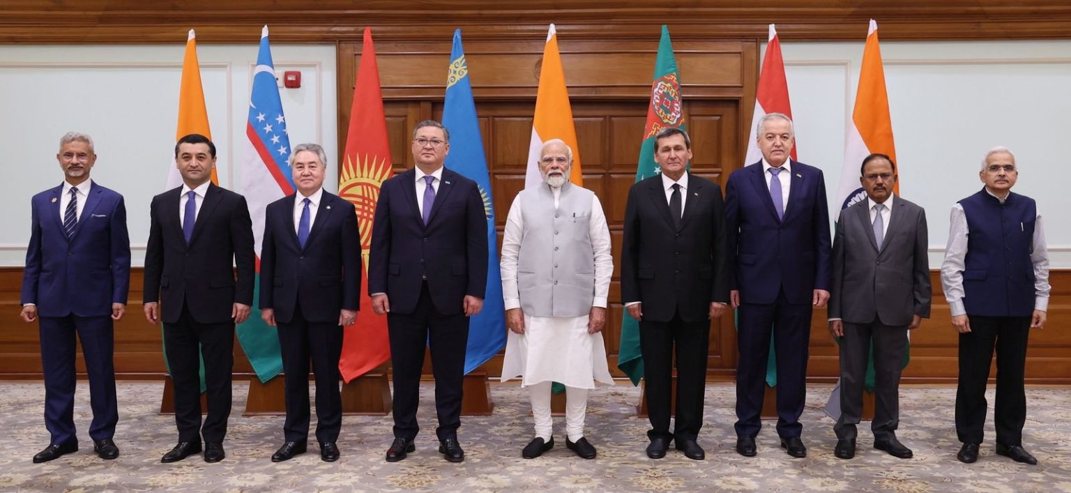 PM Modi meets Central Asian Foreign Ministers, calls for deeper regional cooperation