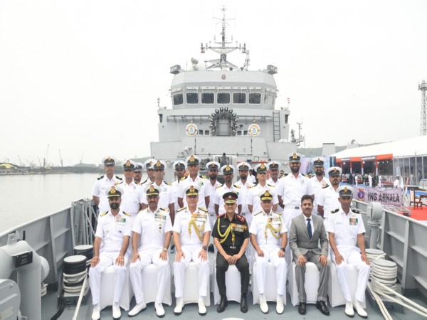 INS Arnala, India’s first indigenous anti-submarine shallow water craft, commissioned into Navy