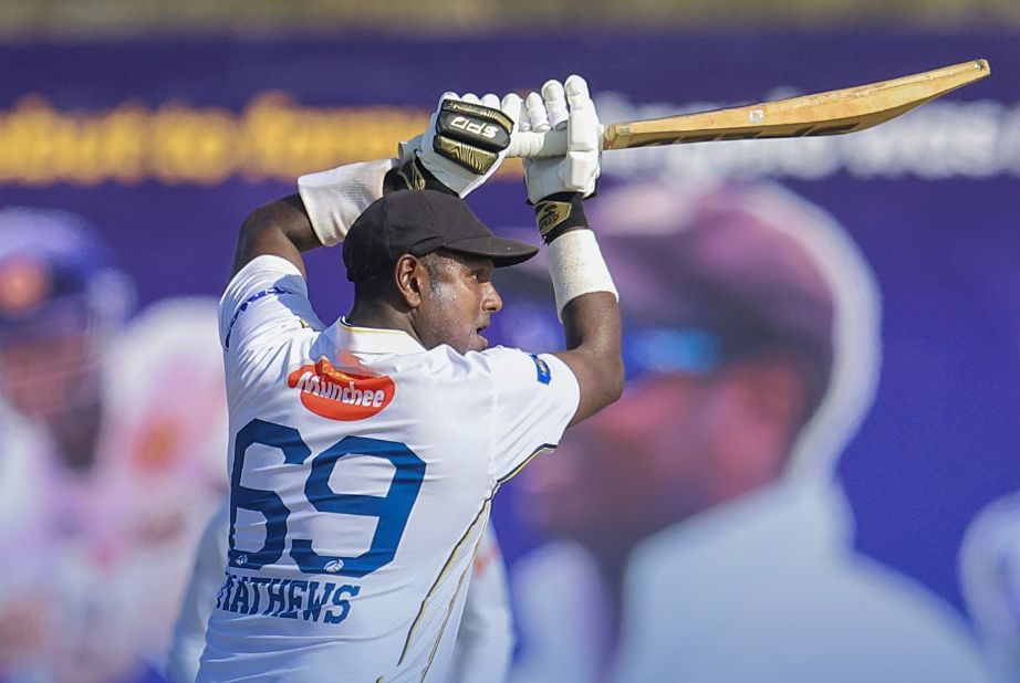 Sri Lanka’s Angelo Matthews bids farewell to Test cricket