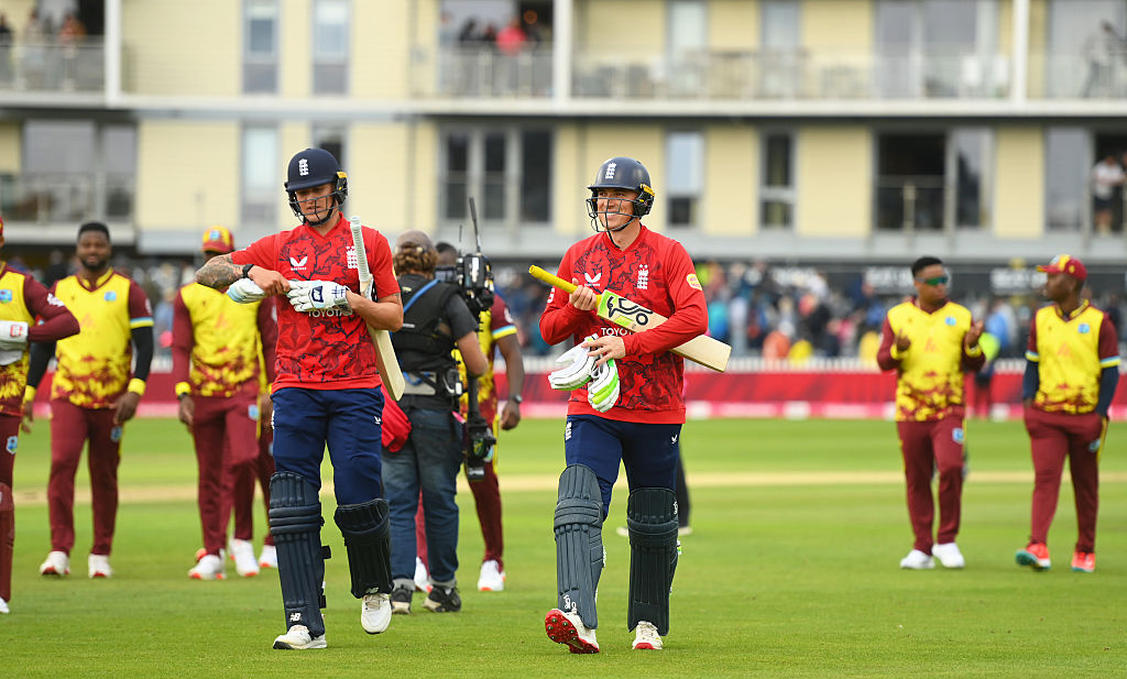 England chase down big total to seal T20I series against Windies