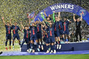 Doue dazzles as PSG humble Inter 5-0 to win first European Cup