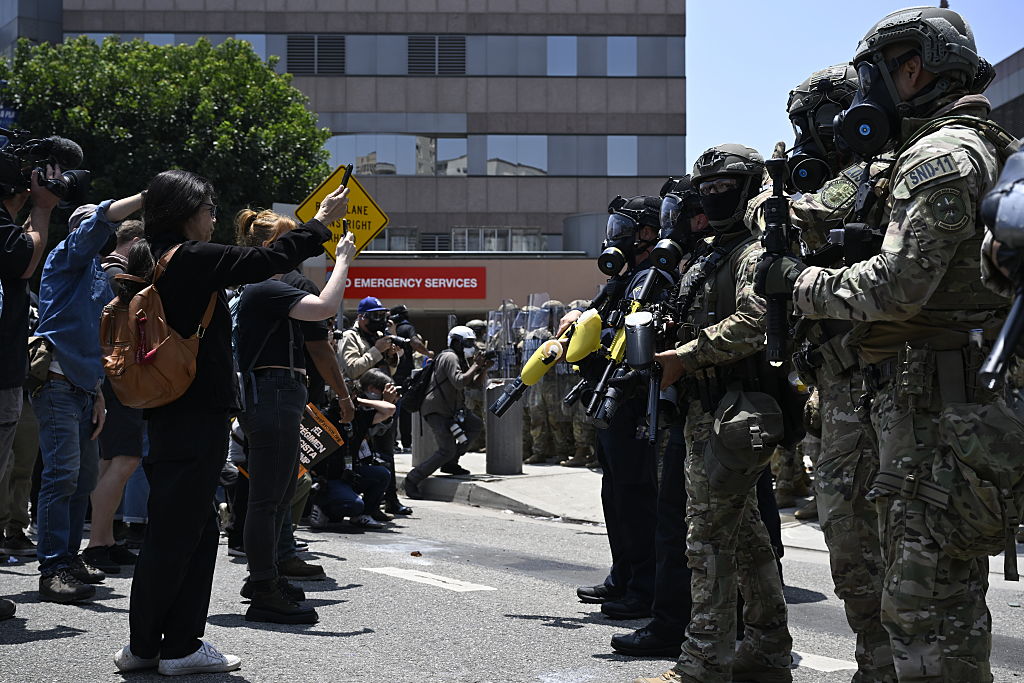 Trump warns protests at Army parade will be met with force