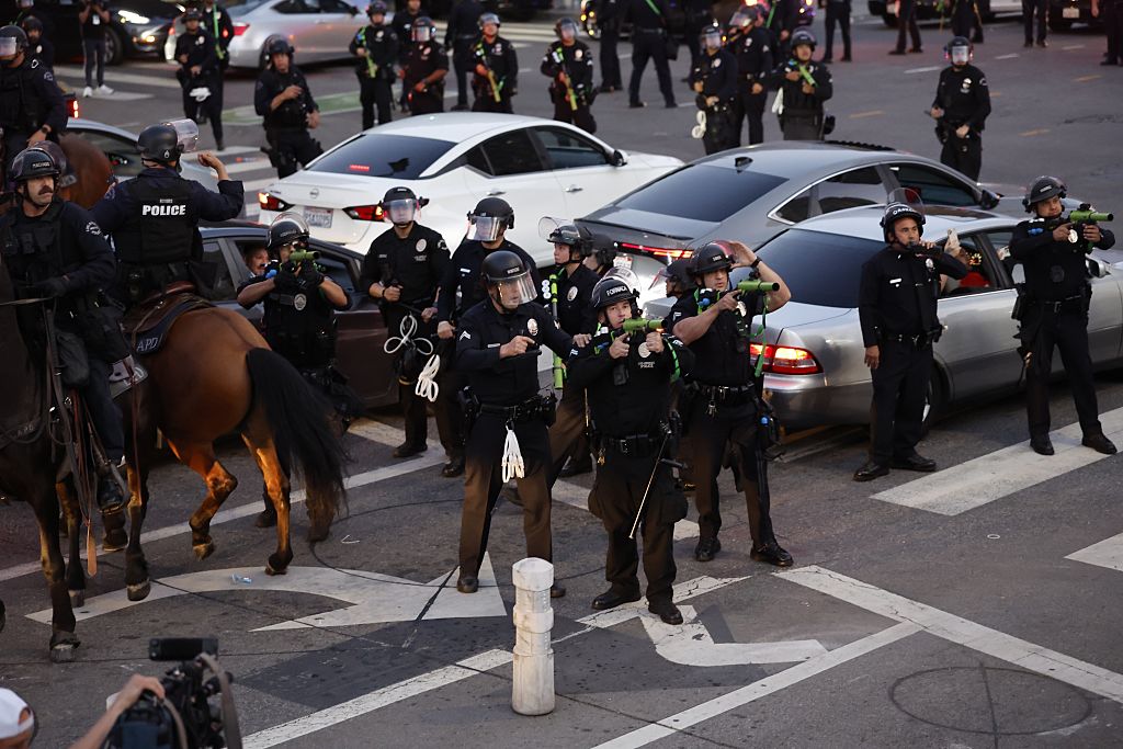 US Marines arrive in Los Angeles; California governor warns ‘democracy under assault’