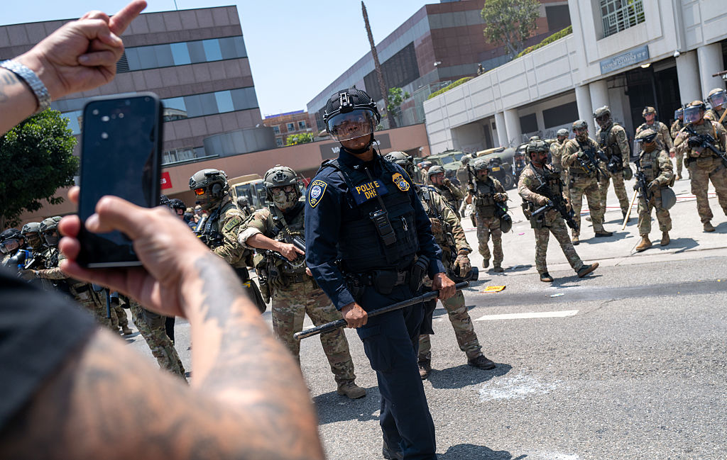 Does U.S. law allow Trump to send troops to quell protests?