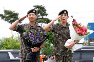 K-pop megastars RM, V released from army, promise BTS reunion