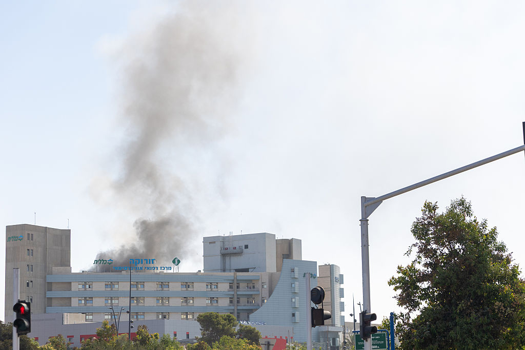 Israel establishes air corridor to Tehran as Iranian missile hits major hospital