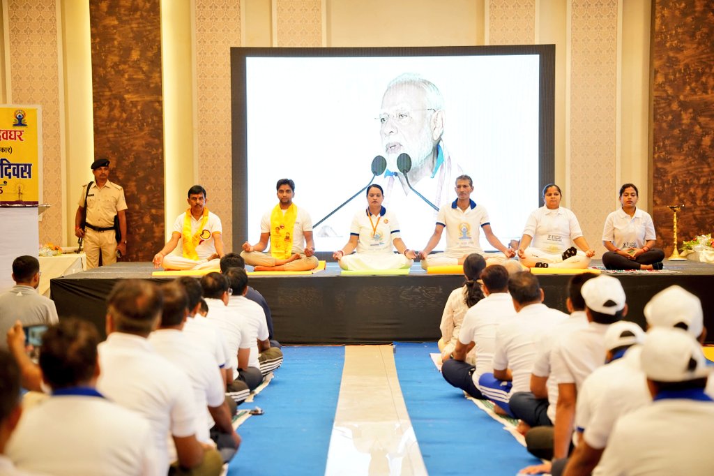 PM shares article on Yoga’s impact on women and child well-being