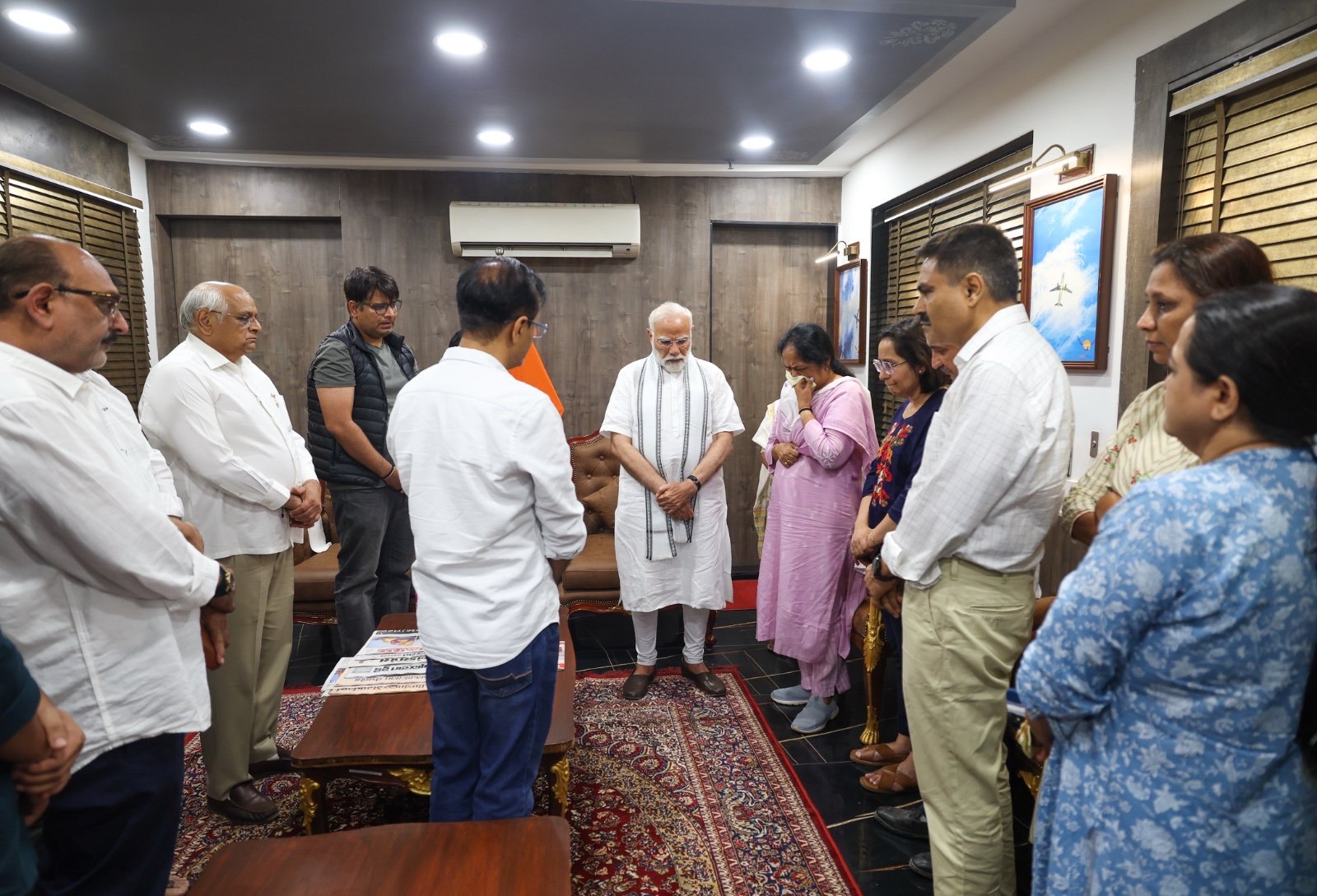 PM Modi condoles demise of former Gujarat CM Vijay Rupani in Ahmedabad air crash