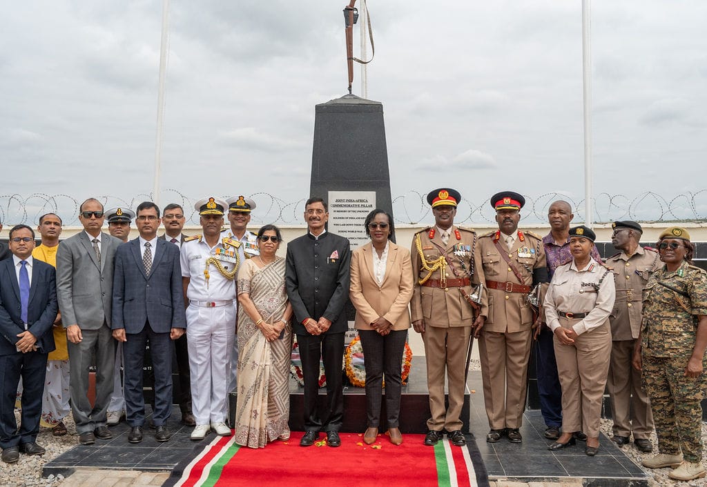 India and Kenya unveil India-Africa commemorative pillar honouring World War I soldiers