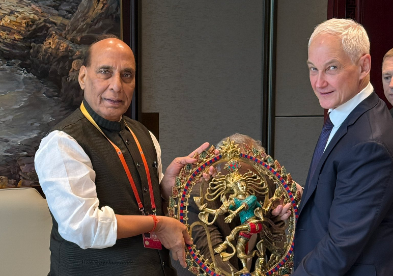 Rajnath Singh and Russian counterpart discuss defence and security at SCO sidelines