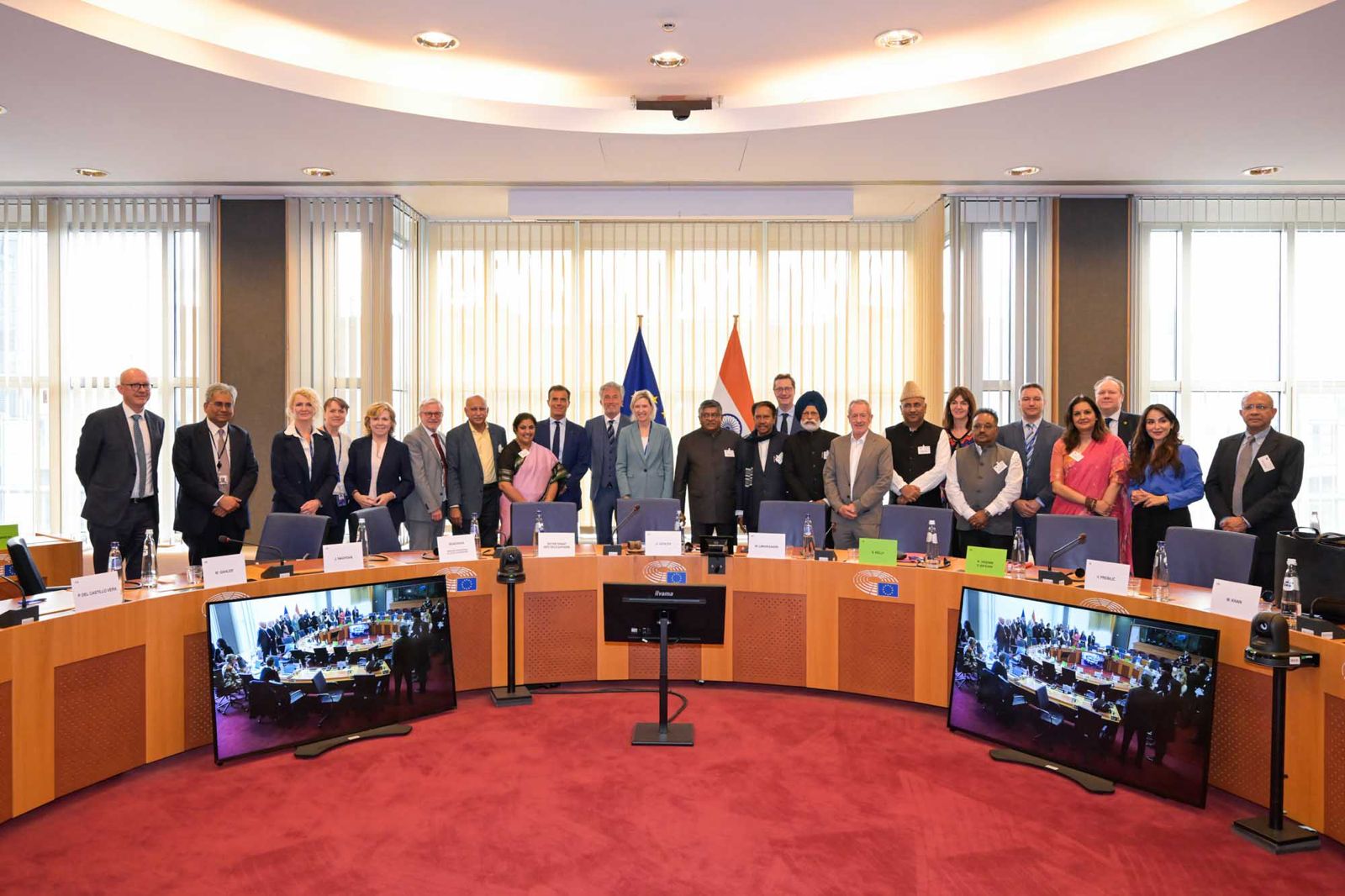 Indian delegation meets EU representatives in Belgium, conveys firm resolve against terrorism