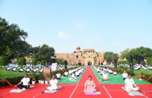 Purana Qila hosts grand celebration of 11th International Day of Yoga