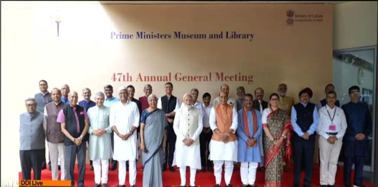 PM Modi chairs 47th meeting of PMML Society, unveils vision for ‘Museum Map of India’