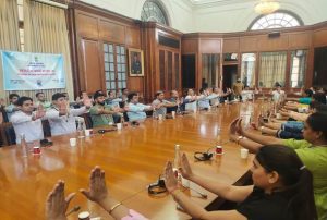 Yoga workshop organised by Parliamentary Affairs Ministry ahead of Yoga Day