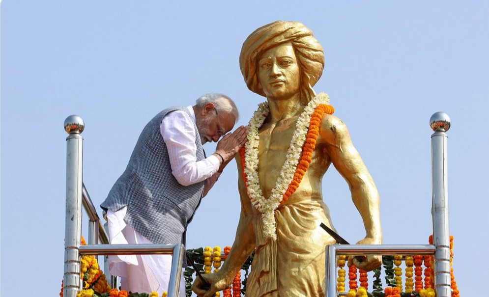 PM Narendra Modi pays tribute to Birsa Munda