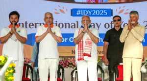 PM Modi lauds Andhra Pradesh's role in promoting yoga on IYD 2025