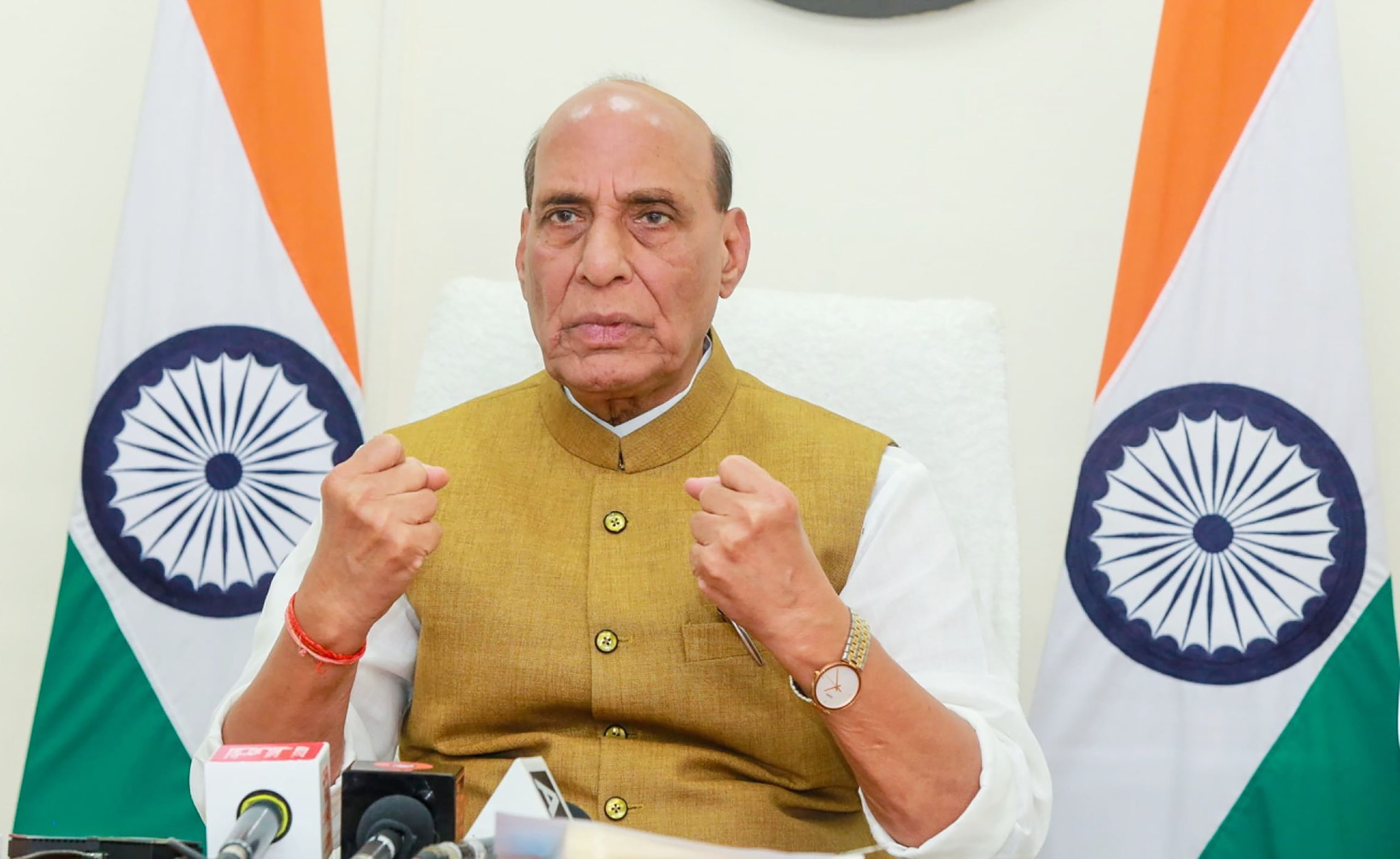 India now stands proudly among top five economies: Rajnath Singh on ’11 Years of Seva’ under PM Modi