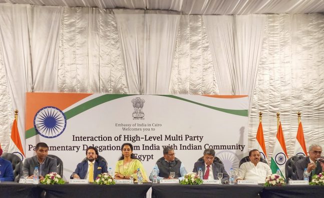 Supriya Sule-led delegation to convey India’s stance against terrorism in Egypt