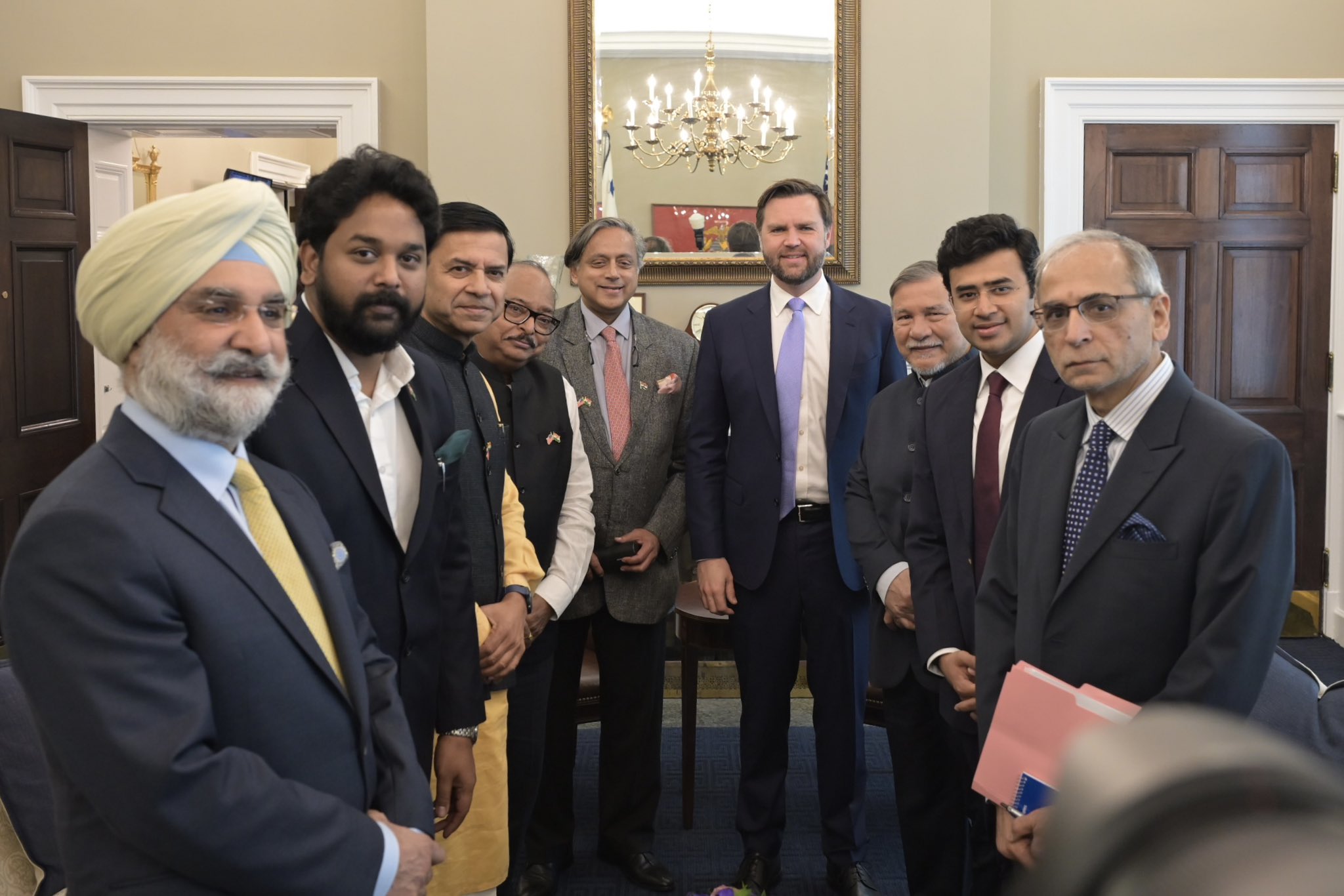 Operation Sindoor outreach: Indian delegation calls on US Vice President in Washington
