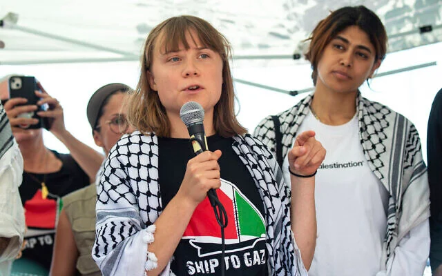 Israeli forces intercept Gaza-bound aid ship carrying Greta Thunberg