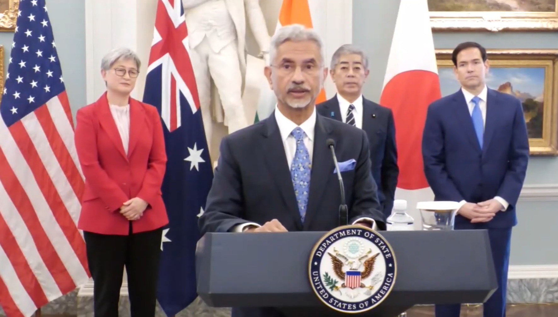 Jaishankar urges Quad partners to back India’s zero tolerance policy on terror