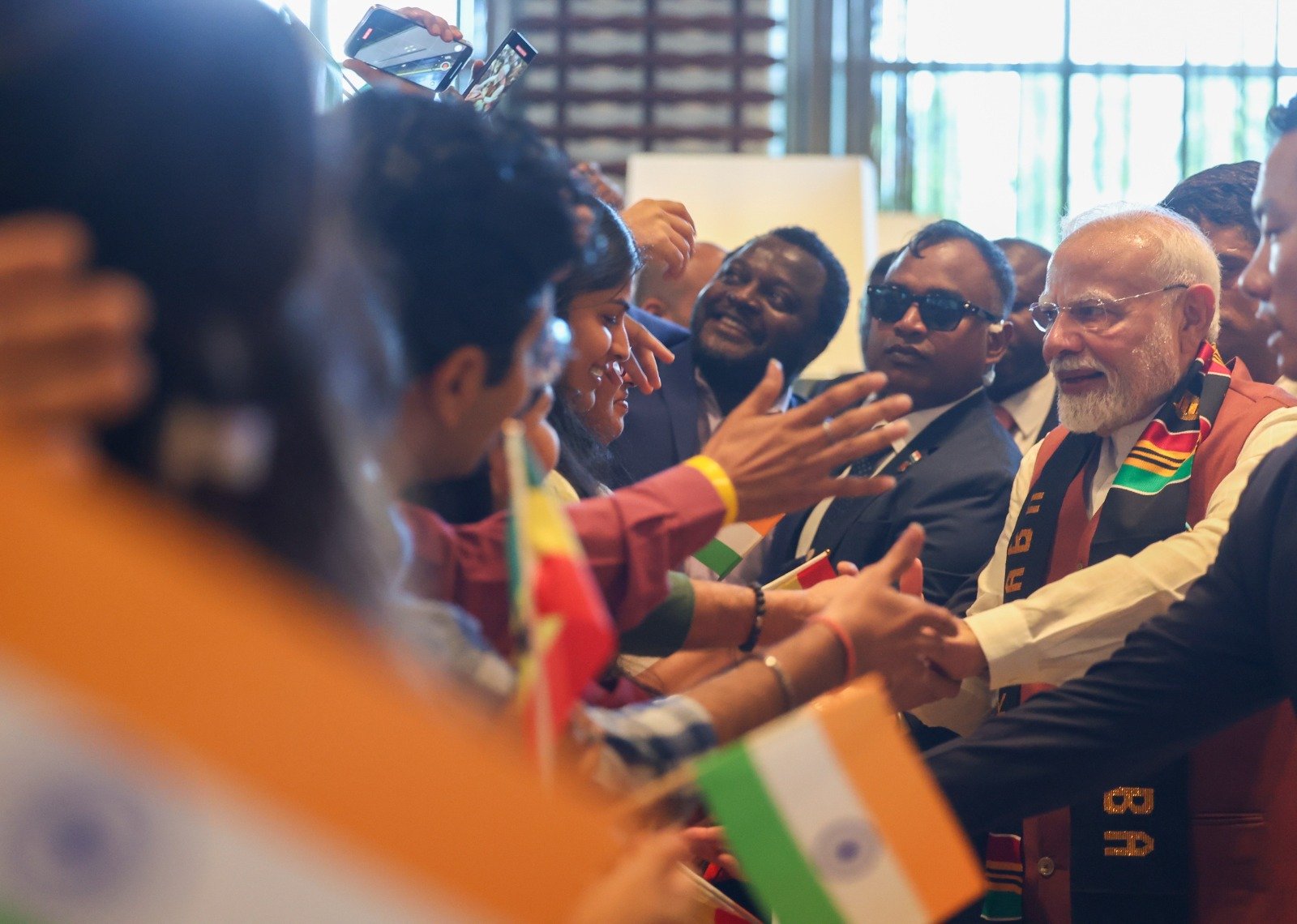 Cheers, chants and drums: PM Modi receives rousing welcome from Indian community in Ghana