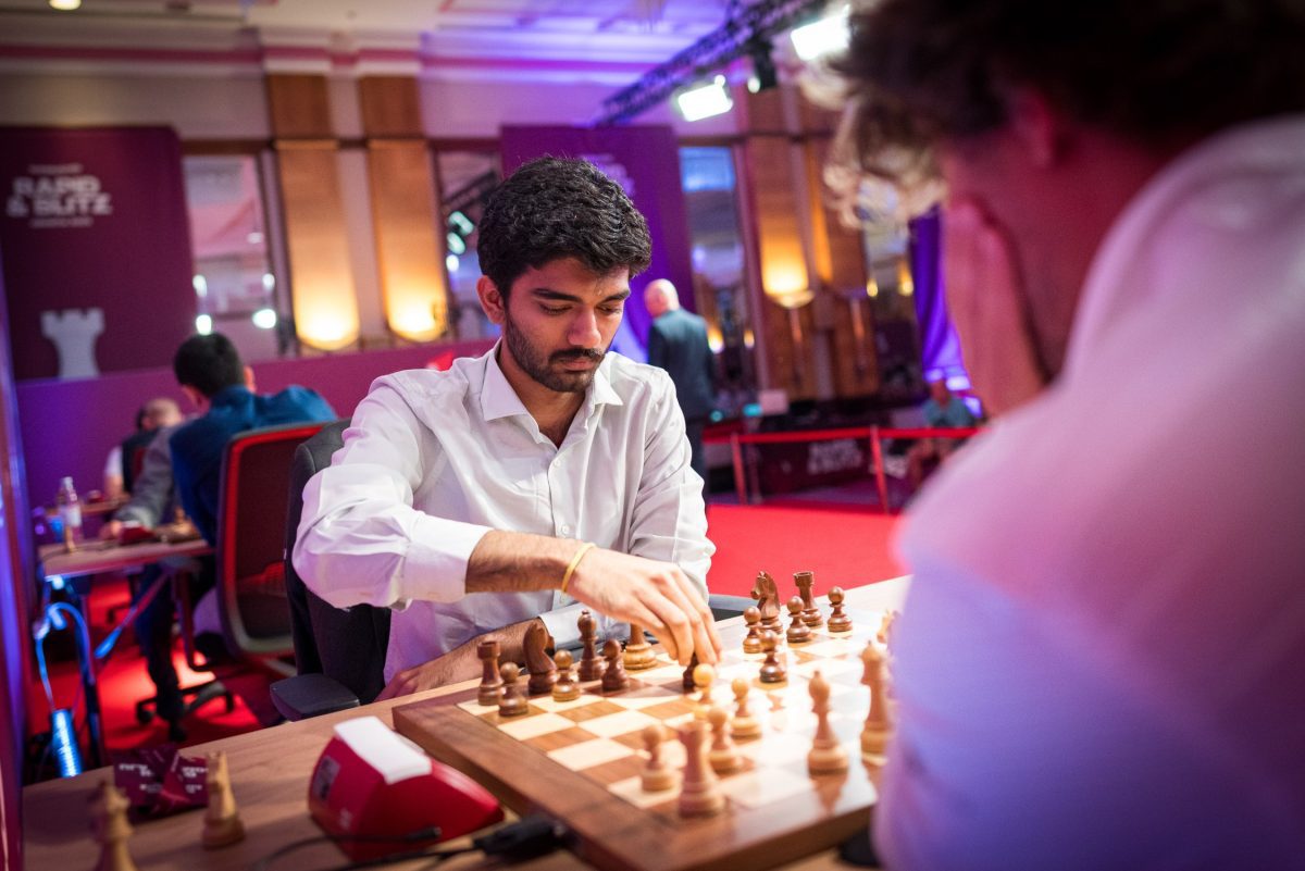 Gukesh stuns Carlsen again, this time with black pieces