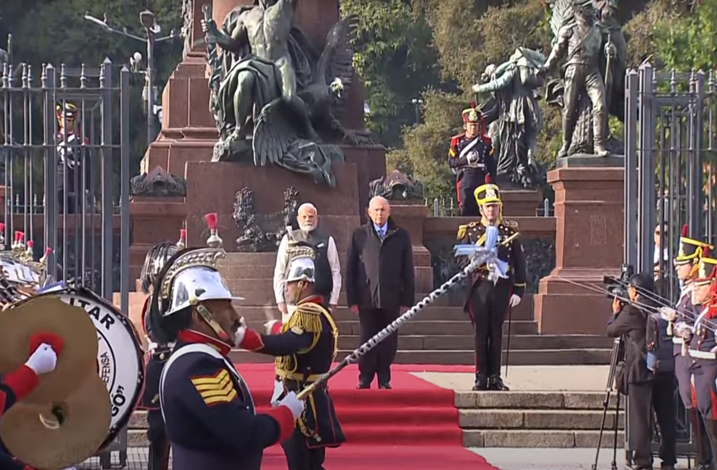 PM Modi begins historic Argentina visit by paying tribute to country’s liberator