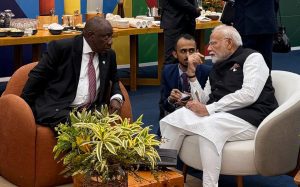Good catching up with my friend: PM Modi meets South African President Ramaphosa