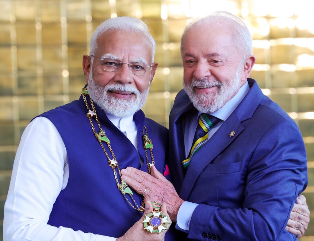 PM Modi conferred with Brazil's highest honour — Grand Collar of the National Order of the Southern Cross