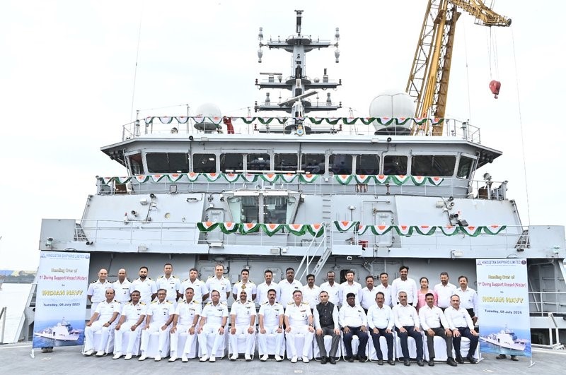 Indian Navy to induct first indigenous diving support vessel ‘Nistar’ on July 18