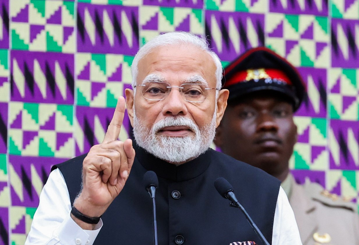 PM Modi calls India-Ghana friendship “sweeter than sugarloaf pineapple” in Accra address