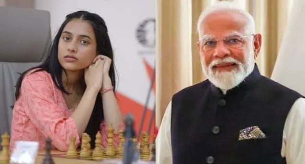 PM Modi congratulates Divya Deshmukh on winning FIDE Women’s World Chess Championship 2025