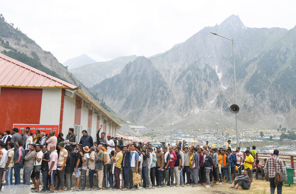 Amarnath Yatra 2025-Pilgrims Arrive at Baltal Base Camp