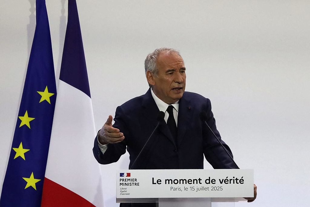 French PM starts talks with opposition, seeking to avert government collapse